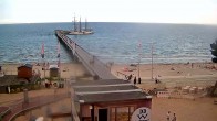 Archiv Foto Webcam Scharbeutz: Ausblick auf den Strand und die Ostsee 17:00