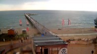 Archiv Foto Webcam Scharbeutz: Ausblick auf den Strand und die Ostsee 19:00