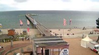 Archiv Foto Webcam Scharbeutz: Ausblick auf den Strand und die Ostsee 13:00