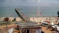 Archiv Foto Webcam Scharbeutz: Ausblick auf den Strand und die Ostsee 11:00