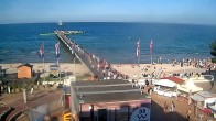 Archiv Foto Webcam Scharbeutz: Ausblick auf den Strand und die Ostsee 17:00