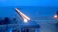 Archived image Webcam Scharbeutz: View of the beach and the Baltic Sea 03:00