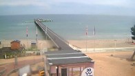 Archived image Webcam Scharbeutz: View of the beach and the Baltic Sea 06:00