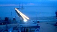 Archived image Webcam Scharbeutz: View of the beach and the Baltic Sea 03:00