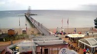 Archiv Foto Webcam Scharbeutz: Ausblick auf den Strand und die Ostsee 13:00