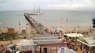 Archiv Foto Webcam Scharbeutz: Ausblick auf den Strand und die Ostsee 15:00