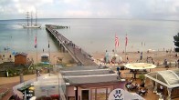 Archiv Foto Webcam Scharbeutz: Ausblick auf den Strand und die Ostsee 11:00