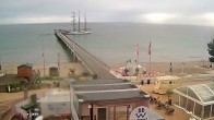 Archiv Foto Webcam Scharbeutz: Ausblick auf den Strand und die Ostsee 07:00