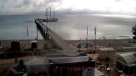Archiv Foto Webcam Scharbeutz: Ausblick auf den Strand und die Ostsee 08:00