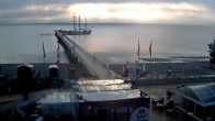 Archiv Foto Webcam Scharbeutz: Ausblick auf den Strand und die Ostsee 05:00