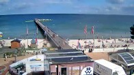 Archiv Foto Webcam Scharbeutz: Ausblick auf den Strand und die Ostsee 13:00