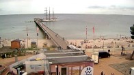 Archiv Foto Webcam Scharbeutz: Ausblick auf den Strand und die Ostsee 15:00