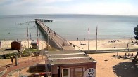 Archiv Foto Webcam Scharbeutz: Ausblick auf den Strand und die Ostsee 09:00