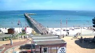 Archiv Foto Webcam Scharbeutz: Ausblick auf den Strand und die Ostsee 11:00
