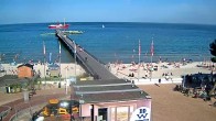 Archiv Foto Webcam Scharbeutz: Ausblick auf den Strand und die Ostsee 15:00