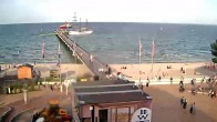 Archiv Foto Webcam Scharbeutz: Ausblick auf den Strand und die Ostsee 17:00