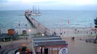 Archiv Foto Webcam Scharbeutz: Ausblick auf den Strand und die Ostsee 19:00