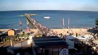 Archiv Foto Webcam Scharbeutz: Ausblick auf den Strand und die Ostsee 17:00