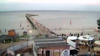 Archiv Foto Webcam Scharbeutz: Ausblick auf den Strand und die Ostsee 19:00