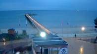 Archiv Foto Webcam Scharbeutz: Ausblick auf den Strand und die Ostsee 05:00