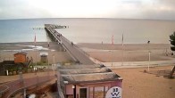 Archiv Foto Webcam Scharbeutz: Ausblick auf den Strand und die Ostsee 18:00