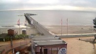 Archived image Webcam Scharbeutz: View of the beach and the Baltic Sea 07:00