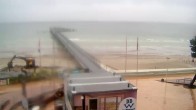 Archiv Foto Webcam Scharbeutz: Ausblick auf den Strand und die Ostsee 08:00