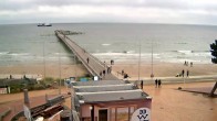 Archiv Foto Webcam Scharbeutz: Ausblick auf den Strand und die Ostsee 13:00