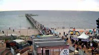 Archiv Foto Webcam Scharbeutz: Ausblick auf den Strand und die Ostsee 11:00