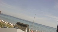 Archiv Foto Webcam Scharbeutz Strand: Blick vom Restaurant Capolino 09:00