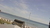 Archiv Foto Webcam Scharbeutz Strand: Blick vom Restaurant Capolino 09:00