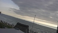 Archiv Foto Webcam Scharbeutz Strand: Blick vom Restaurant Capolino 05:00