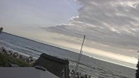 Archiv Foto Webcam Scharbeutz Strand: Blick vom Restaurant Capolino 06:00