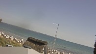 Archiv Foto Webcam Scharbeutz Strand: Blick vom Restaurant Capolino 09:00