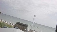 Archiv Foto Webcam Scharbeutz Strand: Blick vom Restaurant Capolino 09:00