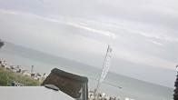 Archiv Foto Webcam Scharbeutz Strand: Blick vom Restaurant Capolino 19:00
