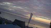 Archiv Foto Webcam Scharbeutz Strand: Blick vom Restaurant Capolino 22:00