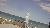 Archiv Foto Webcam Scharbeutz Strand: Blick vom Restaurant Capolino 08:00