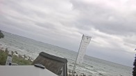 Archiv Foto Webcam Scharbeutz Strand: Blick vom Restaurant Capolino 09:00