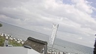 Archiv Foto Webcam Scharbeutz Strand: Blick vom Restaurant Capolino 09:00