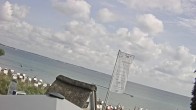Archiv Foto Webcam Scharbeutz Strand: Blick vom Restaurant Capolino 09:00
