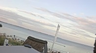 Archiv Foto Webcam Scharbeutz Strand: Blick vom Restaurant Capolino 19:00