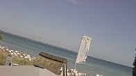 Archiv Foto Webcam Scharbeutz Strand: Blick vom Restaurant Capolino 11:00