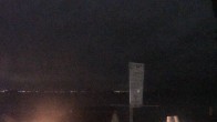 Archiv Foto Webcam Scharbeutz Strand: Blick vom Restaurant Capolino 23:00