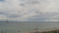 Archiv Foto Webcam Scharbeutz: Lübecker Bucht 13:00