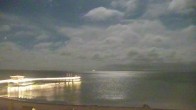 Archiv Foto Webcam Scharbeutz: Lübecker Bucht 23:00