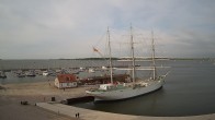 Archiv Foto Webcam Stralsund am Yachthafen 17:00