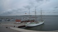 Archiv Foto Webcam Stralsund am Yachthafen 19:00