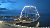 Archiv Foto Webcam Stralsund am Yachthafen 21:00