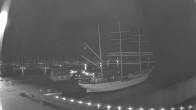 Archiv Foto Webcam Stralsund am Yachthafen 23:00